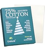 Amazon.com : 75% Cotton 25% Linen Paper, 85gsm Inkjet Printing