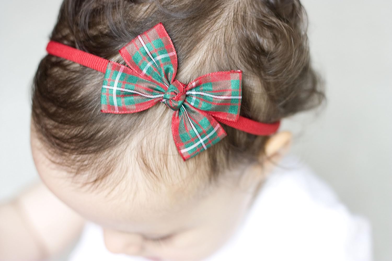 baby tartan headband