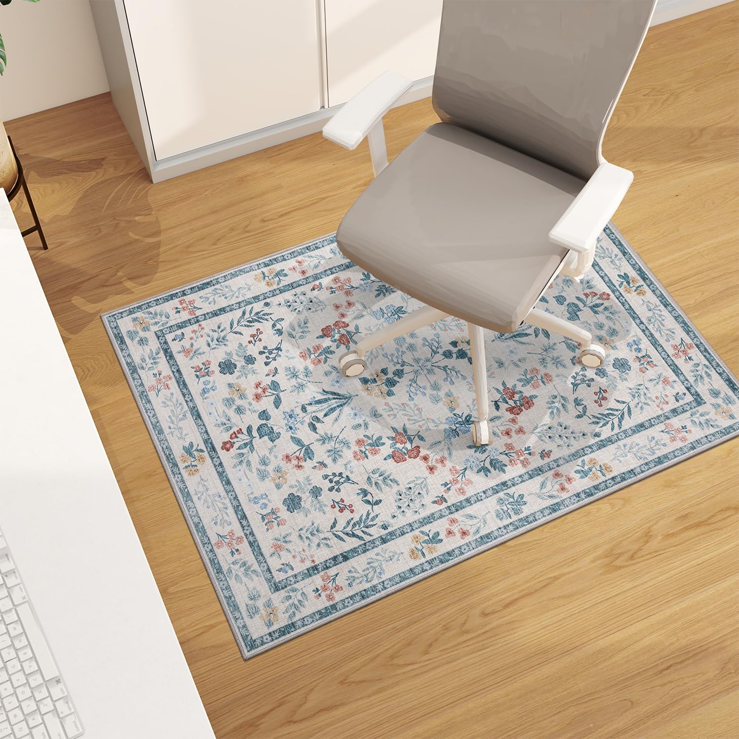 Computer Desk Mat Washing Machine chakme Office Chair Mat for Hardwood Floor, 48