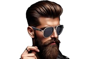 XR Loud Smart Sunglasses with Bluetooth for Men Women, New 5.3 Android Siri Touch and Voice Assistant with Speakers, 120H SB, Aviator (Black Dominator)