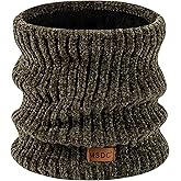 MSDC Winter Scarf for Women Neck Gaiter Warmer Chenille Fleece Face Mask Covering for Cold Weather Gifts