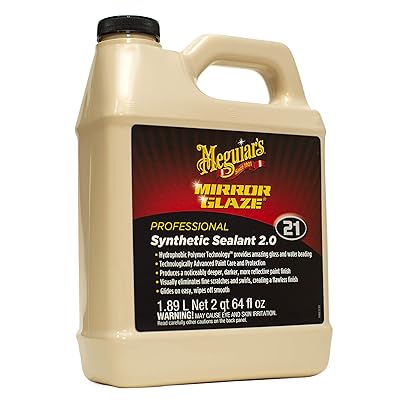 Meguiar's M2164 Mirror Glaze Synthetic Sealant 2.0, 64 Fluid Ounces, 1 Pack