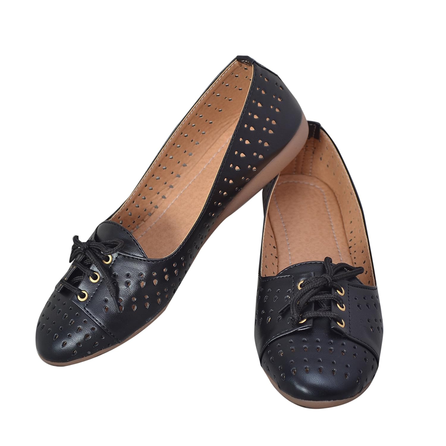 alphastar women's comfortable flat ballerinas - sa-10