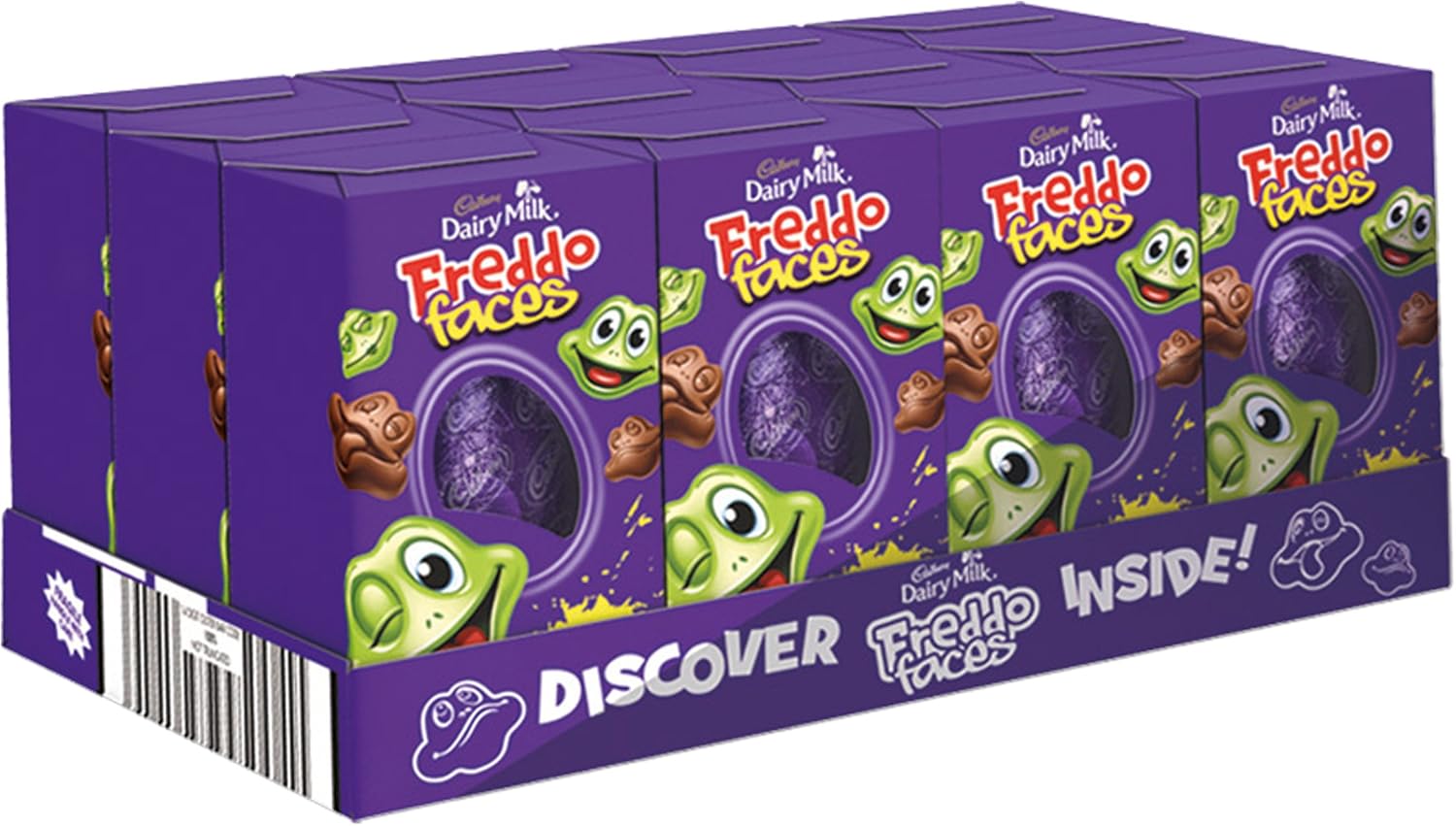 Cadbury Dairy Milk Freddo Faces Egg (Box of 12) Amazon.co.uk Grocery