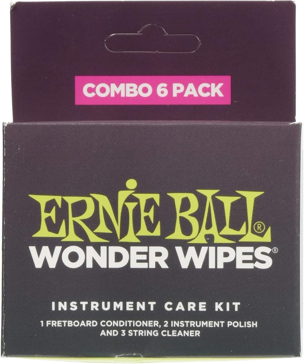 Ernie Ball Wonder Wipes Combo Pack, 6 pack: Musical Instruments