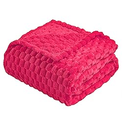 Vessia Flannel Fleece Throw Blanket(50x70 inch), 3D