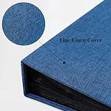 Vienrose Linen Photo Album 300 Pockets 6x4 100 Pages Black Inner Pages view 3