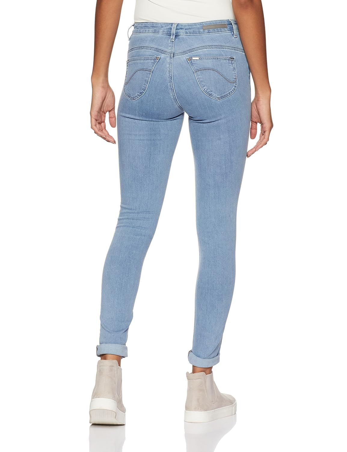 lee women's skinny jeans