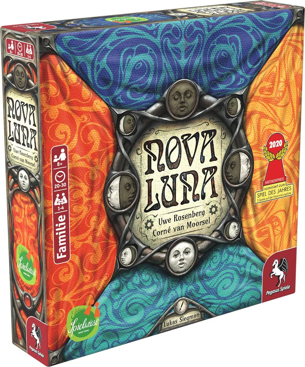 Edition Spielwiese 59050G Pegasus Spiele-Nova Luna, Multicolor