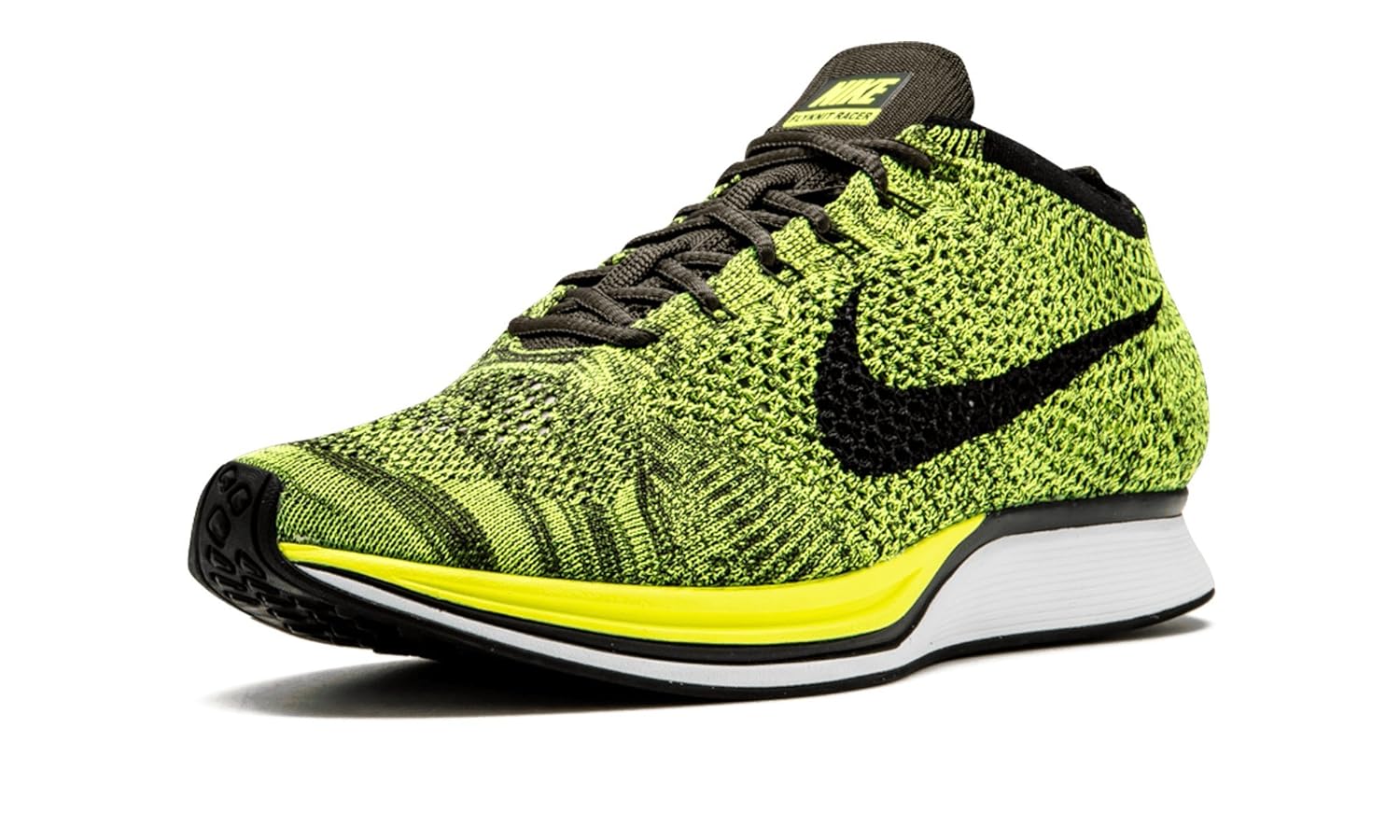 flyknit racer yellow