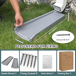 plusgutter Rain Gutter Downspout Splash