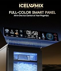 ecozy Nugget Ice Maker Countertop, Smart Pebble Ice