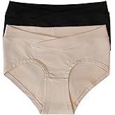 Kindred Bravely Hipster Maternity Underwear for Women and Postpartum Underwear 2 Pack
