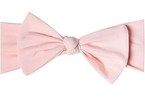 Copper Pearl Baby Bows: Stylish Headbands for Baby Girls, Premium Soft and Stretchy Baby Headbands, Perfect for Newborns, Trendy Designs - Blush