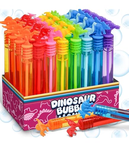 Amazon.com: amscan Mini Plastic Bubbles Multicolor - 0.6 oz. (12