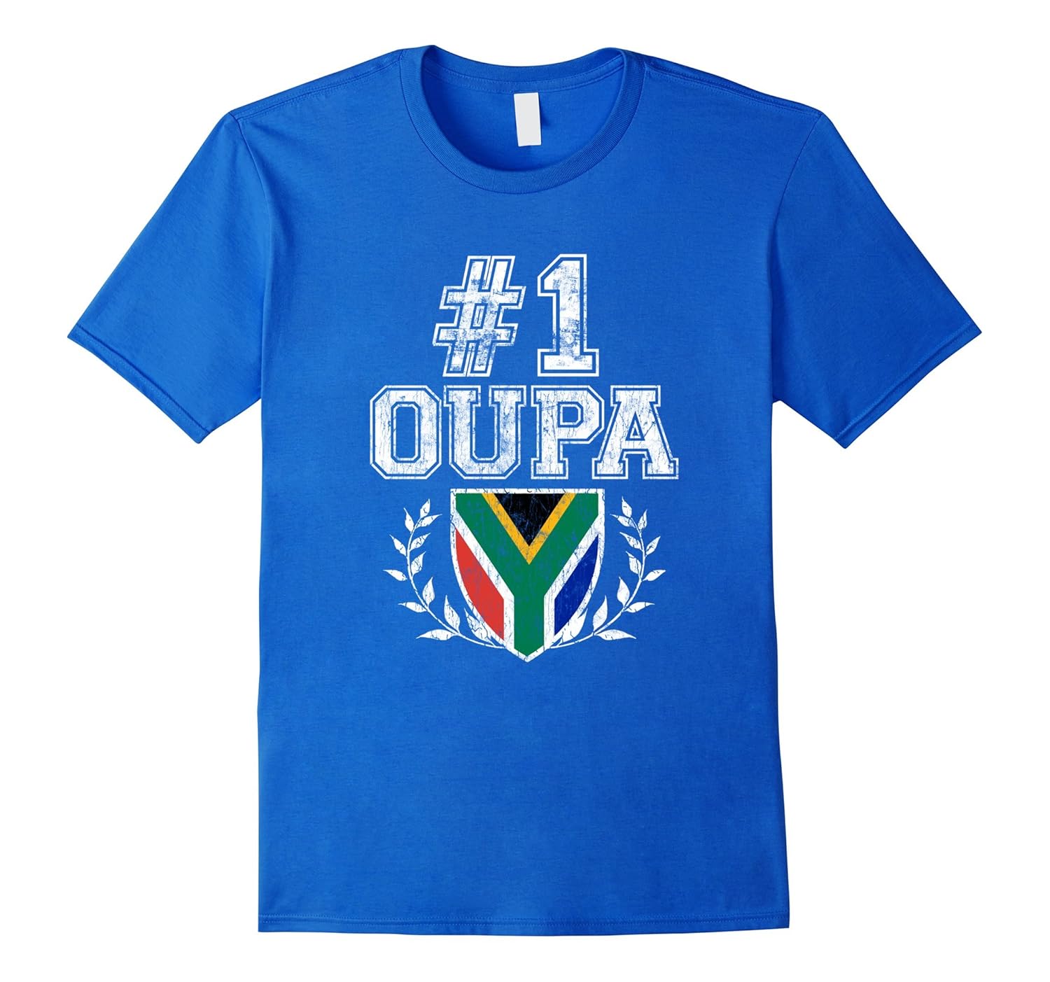 Mens Number One Oupa! Afrikaans Grandfather T-Shirt-anz