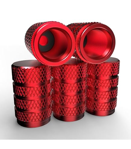 Zipelo Lot De 8 Bouchons De Valve De Pneu De Voiture Avec Design à 8 Boules, Résistants à La Corrosion Et Aux Fuites, Accessoires Extérieurs Universels Pour Camions, Motos, VUS