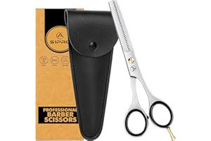 ASIPRO Hair Thinning Scissors 6.5" with Pouch Thinning Shears Hair Cutting Scissors Texturizing Scissors Hair Scissors Thinni
