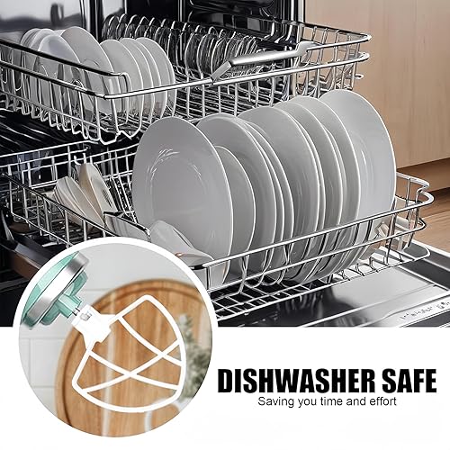 Coated Flat Beater for KitchenAid quart Bowl-Lift Stand Mixer