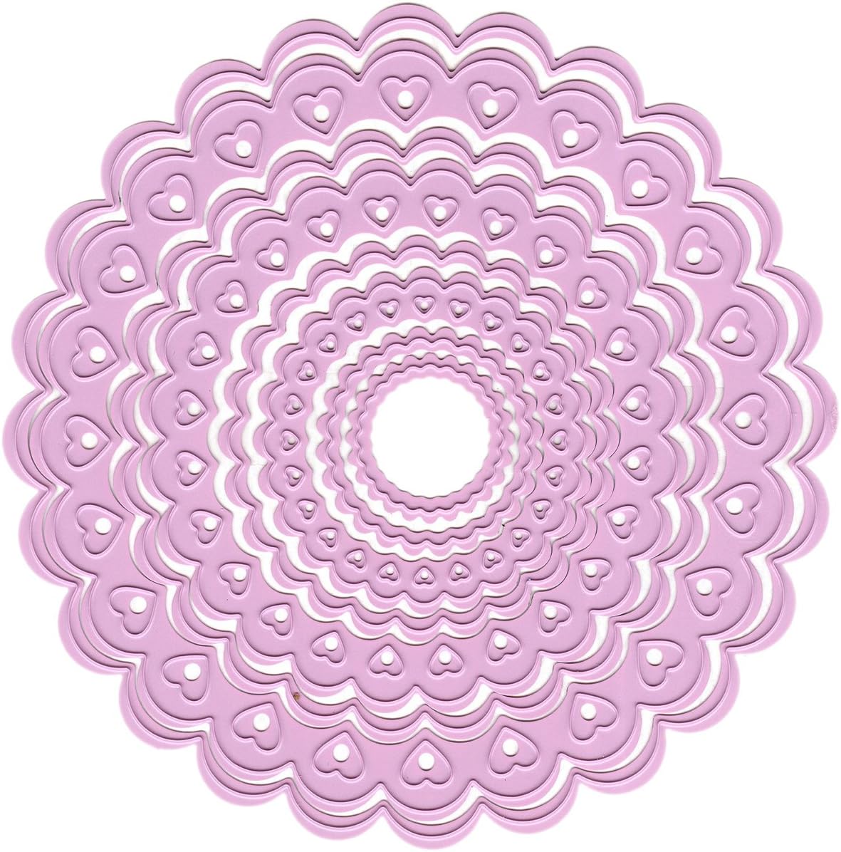 Nellie Snellen Rosette Hearts Multi Frame Cutting Dies