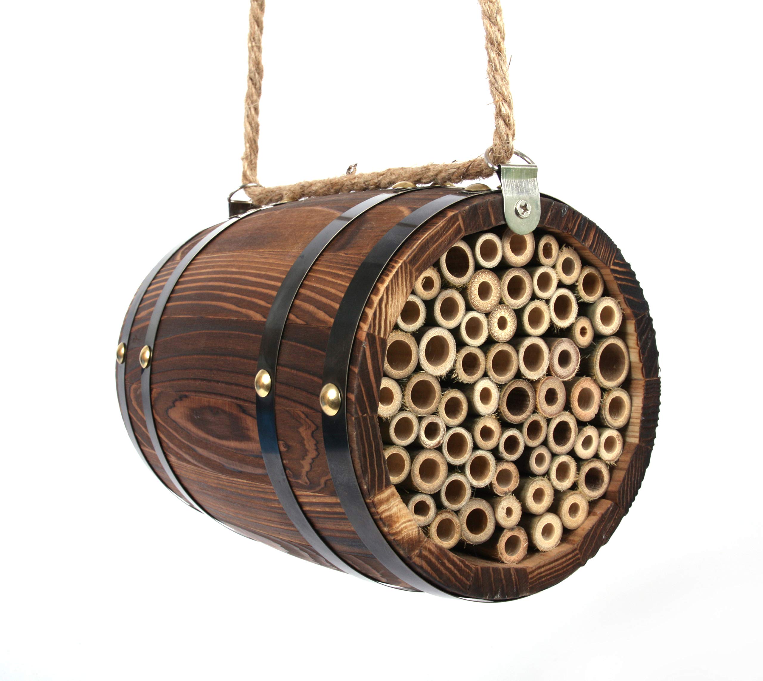 Wildlife World BBAR Barrel for Solitary Bees, Brown