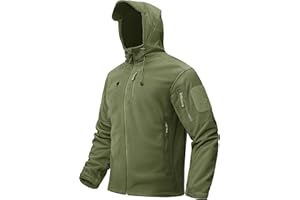 TACVASEN Men's Softshell Jacket Fleece Lined Windproof Winter Warm Outerwear Tactical Jacket Military Hooded Full Zip