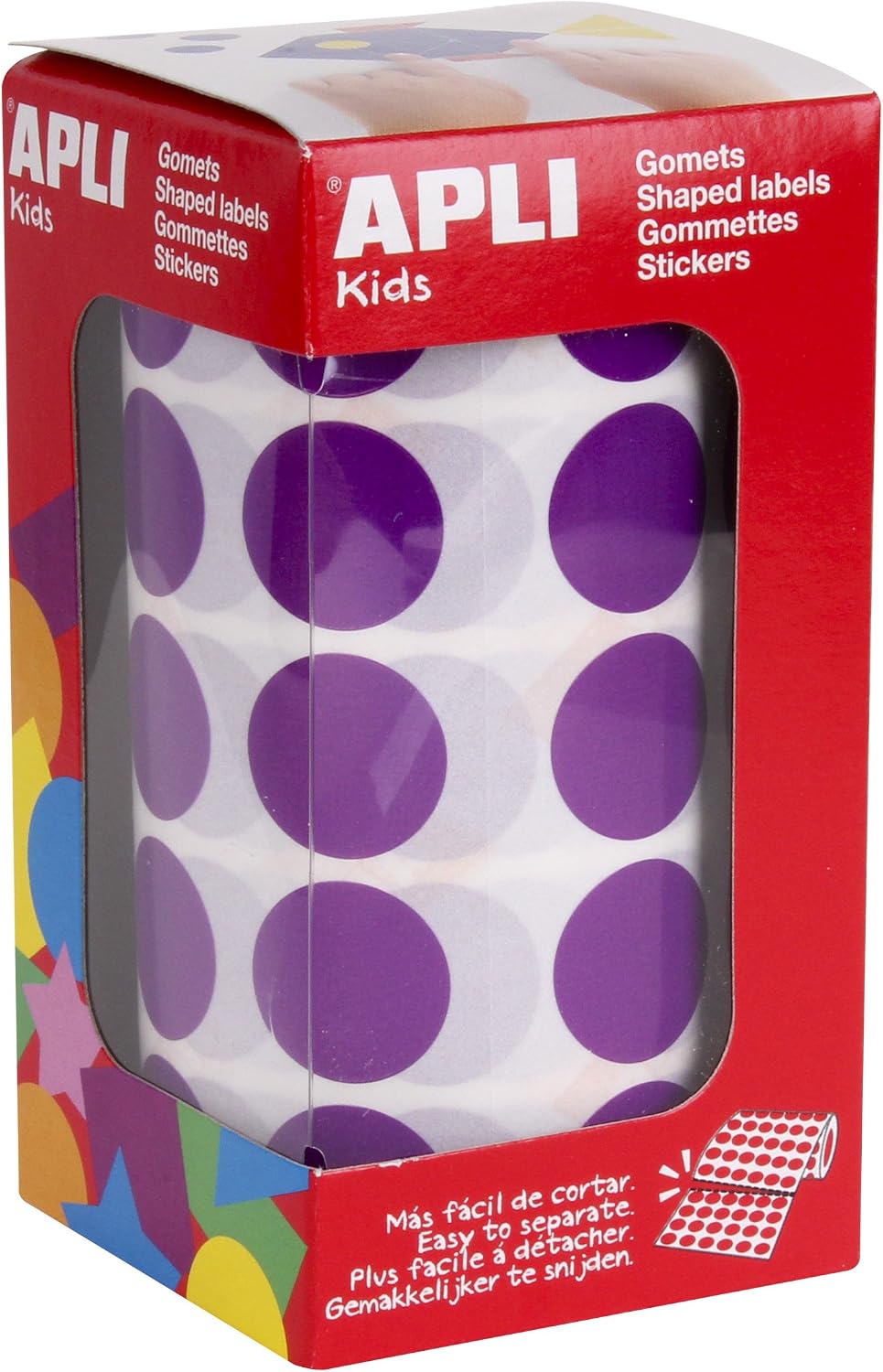APLI Kids Round - 20 mm Redonda Purple