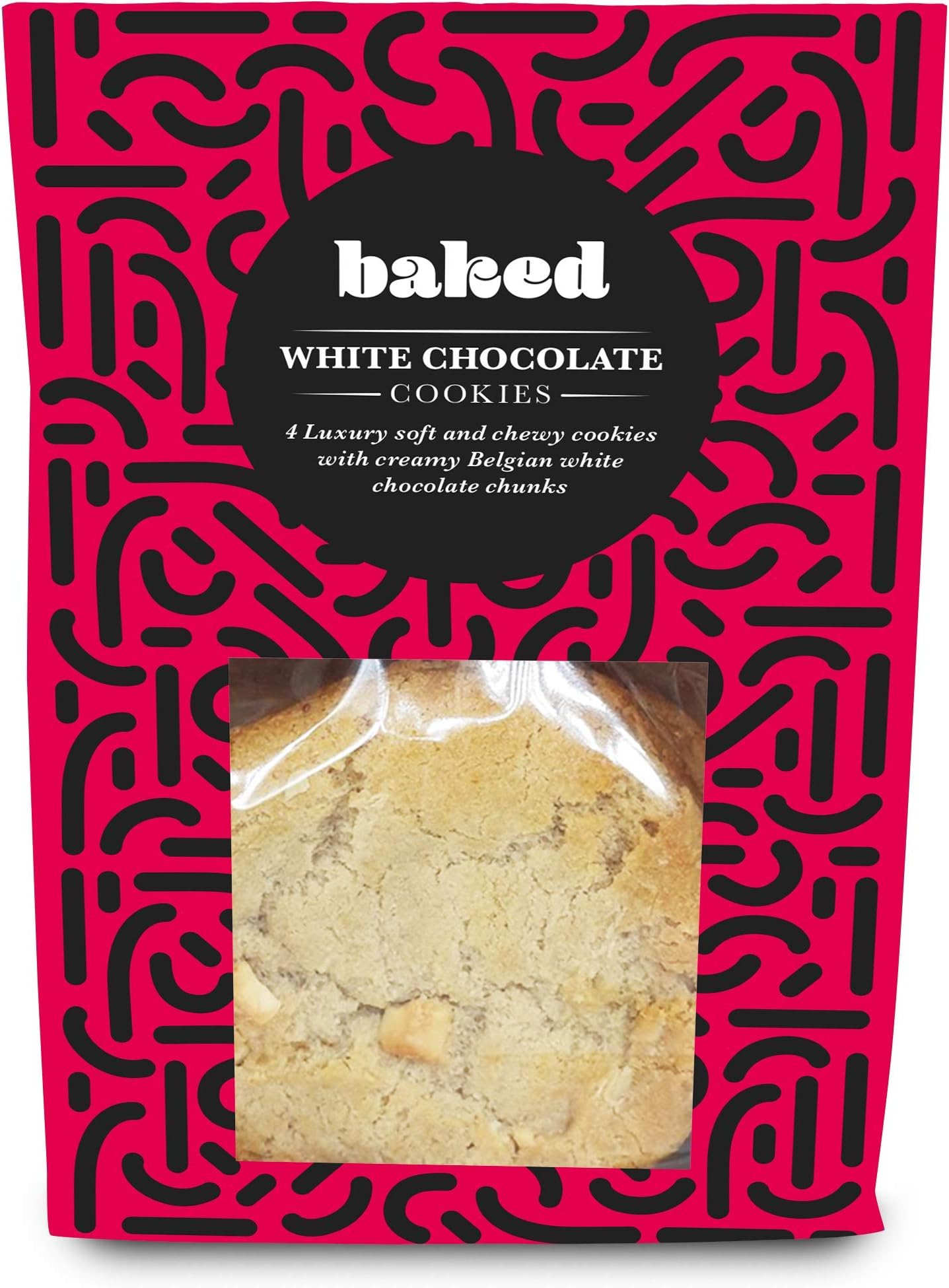 Baked White Chocolate Cookie, 4 pk