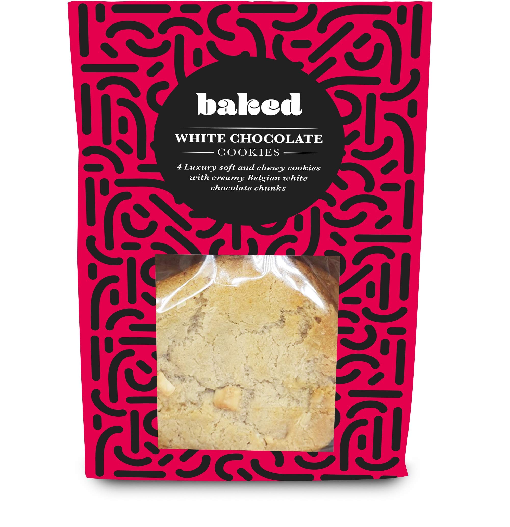 Baked White Chocolate Cookie, 4 pk