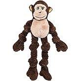 KONG Floppy Knots Rope and Plush Dog Toy, Monkey, for Large/X-Large Dogs | Durable No-Stuffing Rope &amp; Plush Toy with a Squeaker, Great for Teething &amp; Playtime with Larger Dogs