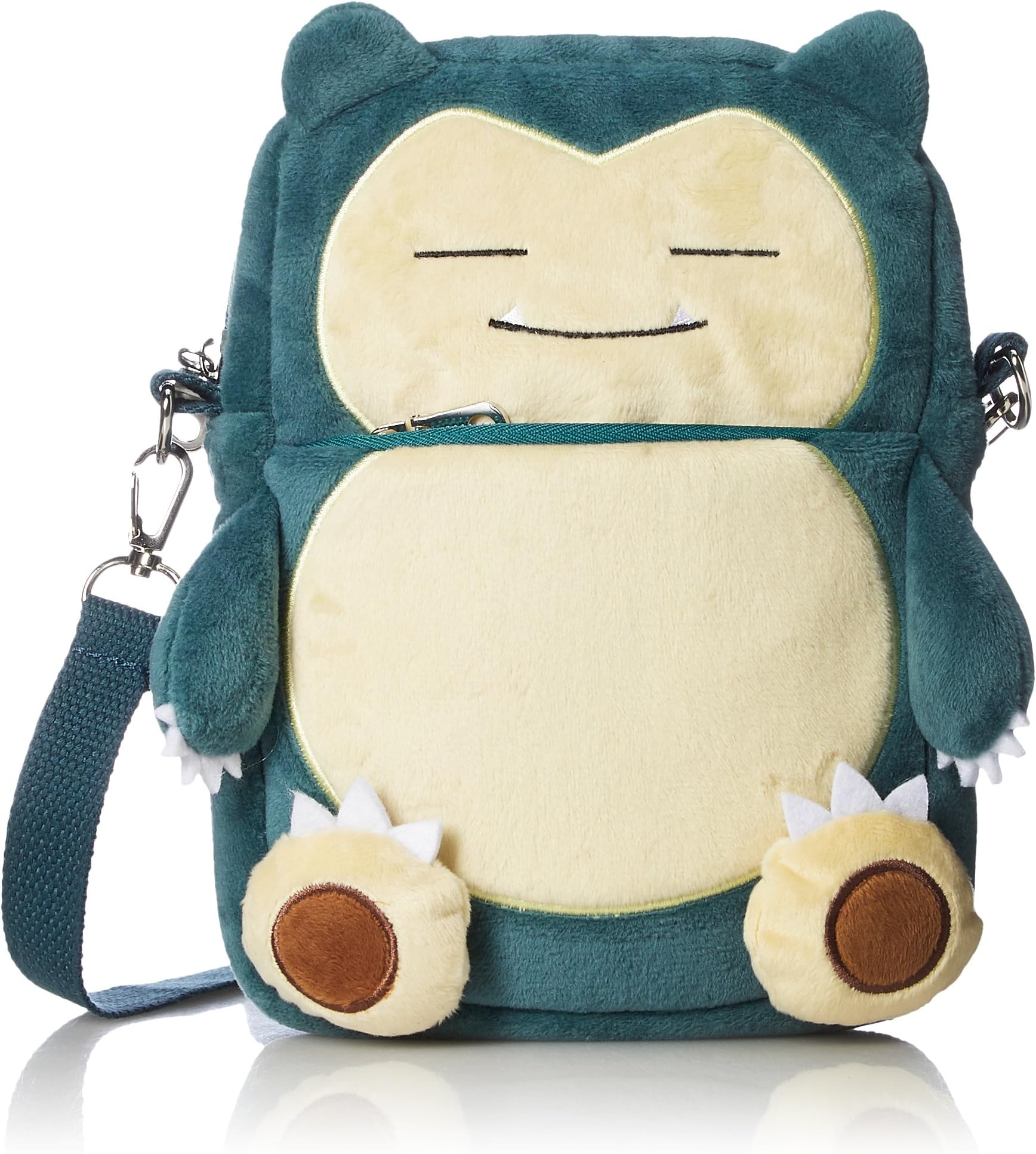 Maruyoshi Pokemon Snorlax Pochette Plush Crossbody Wallet