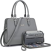 Qiyuer Satchel Purses For Women Top Handle Bag Purse And Wallet Set Work Tote Bags 2pcs