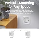 rhinocables 45mm Ethernet Back Box for RJ45 Faceplates | Surface Mount Pattress view 3