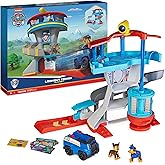 Paw Patrol Lookout Tower Playset with Toy Car Launcher, 2 Chase Action Figures, Chase’s Police Cruiser and Accessories, Kids Toys for Ages 3 and up