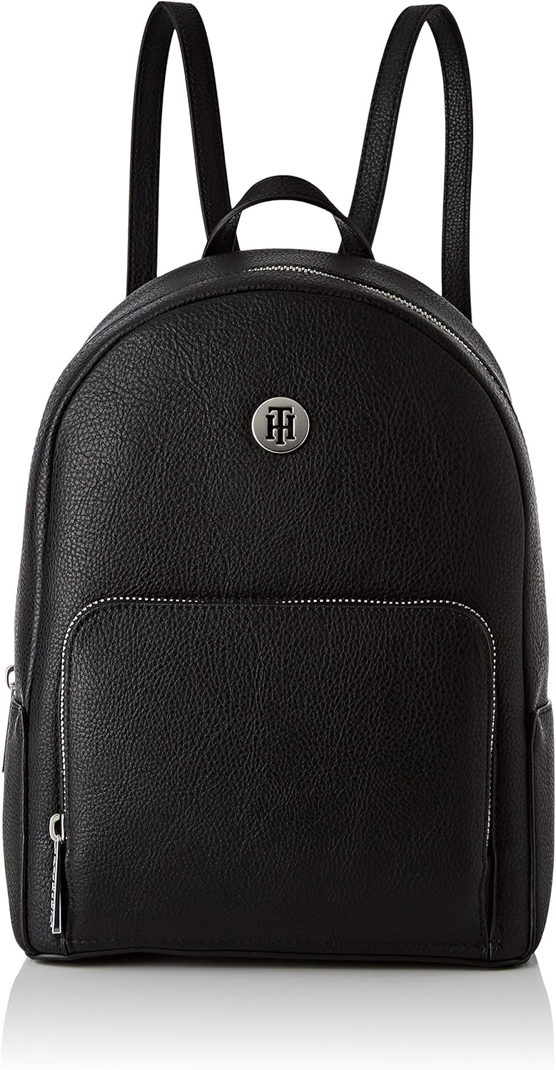 Tommy Hilfiger TH Core Mini Backpack, Zaino Donna, Nero (Black), 12x27x21 centimeters (B x H x T