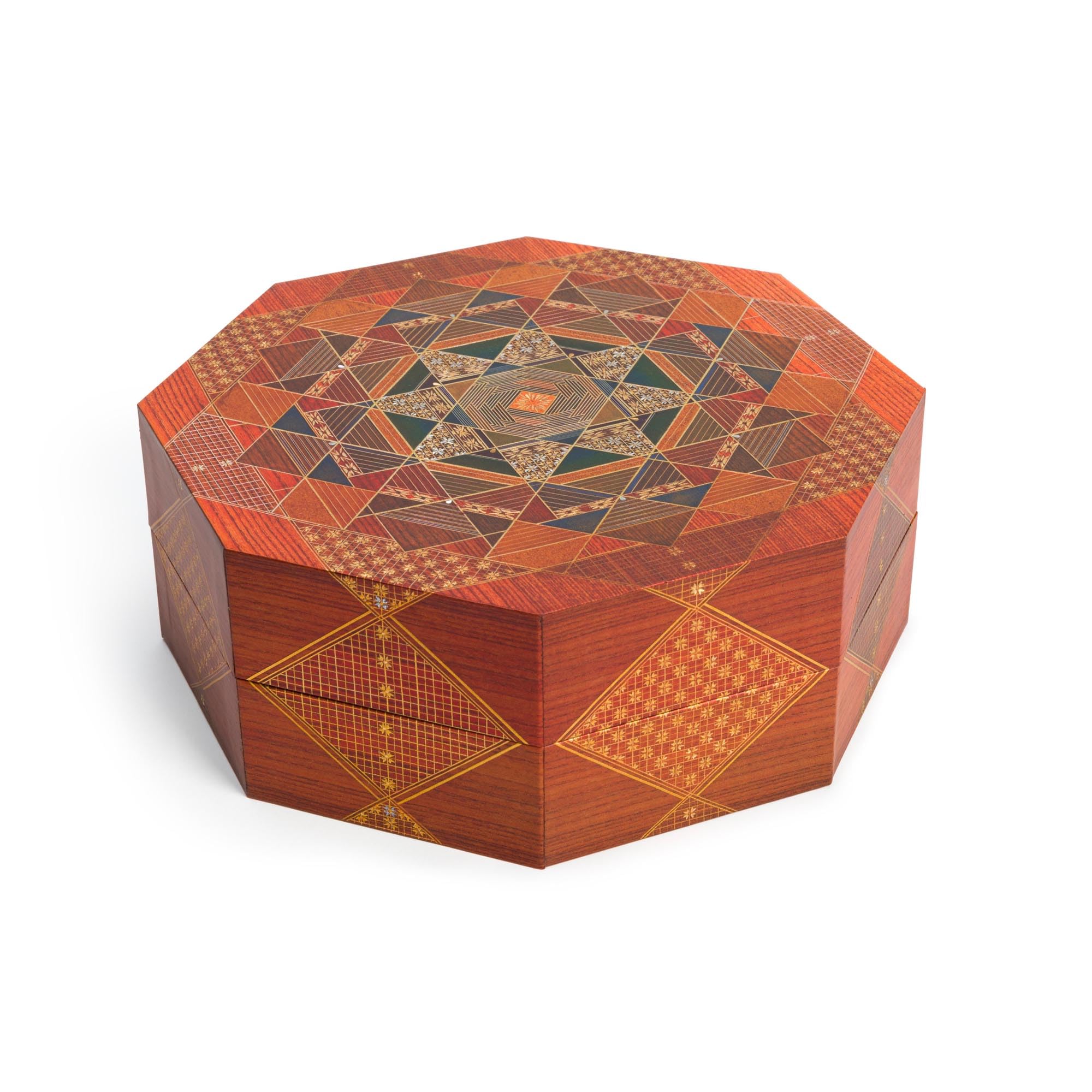 Bija (Kirikane Collection) Octagonal Ultra Memento Box