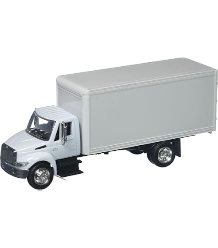 Amazon.com: NewRay International 4200 White Box Truck (Diecast