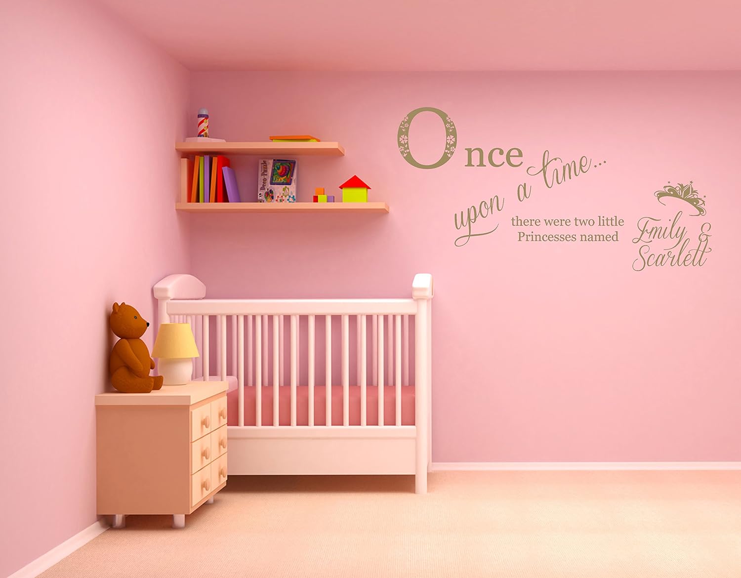 personalised playroom wall stickers