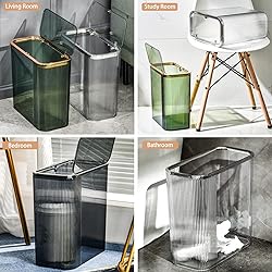 Aiabaleaft Transparent trash can