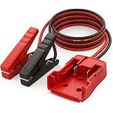 TALWBTA Jumper Cables for Car, Jumper Wires with Alligator Clips 8AWG 3.3FT Heavy Duty Portable Kit, for Milwaukee M18 18V Battery Jump Starter