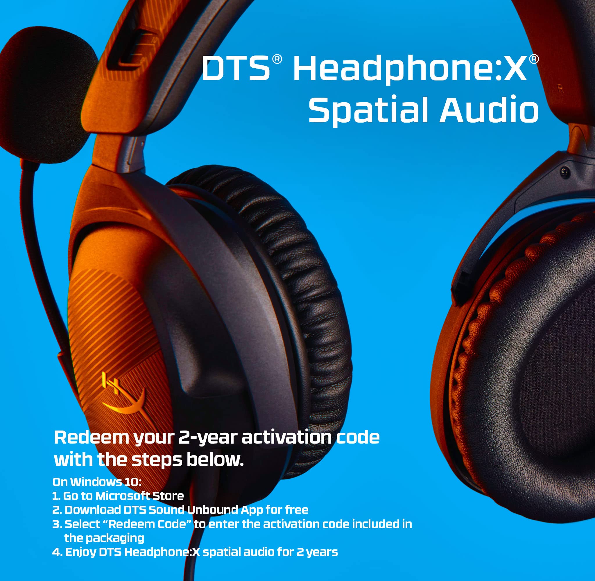 HyperX Cloud Stinger 2 – Wired PC Gaming Headset with Mic Noise Cancelling Over-Ear DTS Headphone:X Spatial Audio 50mm Drivers Swivel-to-mute Premium Leatherette for Windows Desktop, Black (Renewed)
