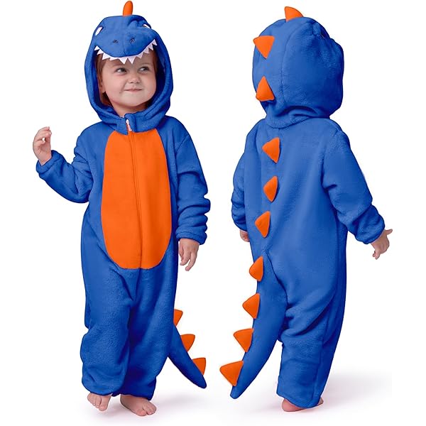Disfraz De Dragon Disfraz De Dinosaurio Azul Para Niños Amscan