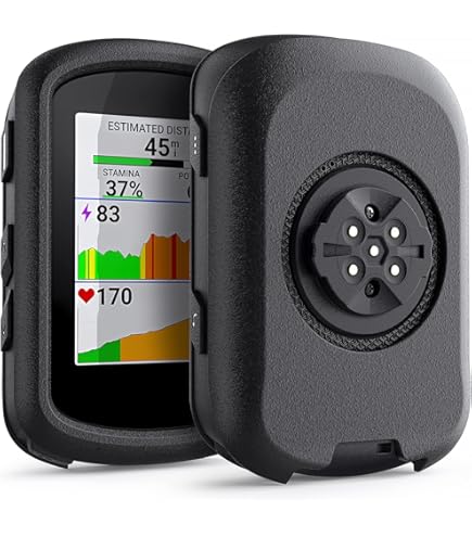 Tuff-Luv Custodia In Silicone Per Garmin InReach Explorer – Nero – Con Proteggischermo Incluso