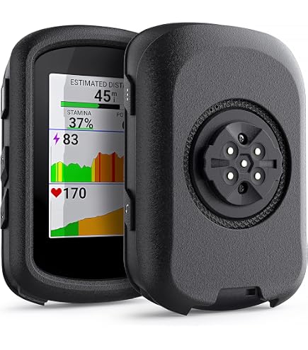 Tuff-Luv Custodia In Silicone Per Garmin InReach Explorer – Nero – Con Proteggischermo Incluso