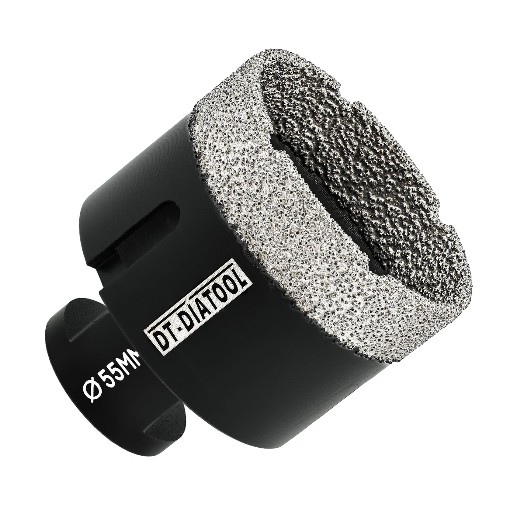 DT-DIATOOL Diamond Drill Bit 55mm Hole Saw for Dry Drilling Tile Porcelain Marble Ceramic Granite