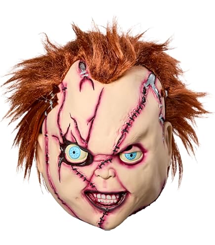 Rubies Child's Play: Chucky Overhead Latex Mask with Hair for Adults, Men's No Size : Clothing, Shoes & Jewelry