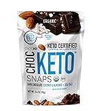 ChocKETO Dark Chocolate Coconut Snaps with Almonds