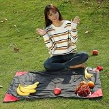 BeiLan Mini Pocket Picnic Blanket Waterproof Sand Proof Travel Mat 70x110cm view 4
