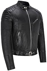 HANDSY Leather Jackets For Men - Leather Motorcycle