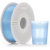 Bambu Lab PETG Translucent (1.75mm, 1kg) | Translucent PETG Filament, High Temp Resistance, Low Warp, 1kg Spool for AMS &amp; FDM 3D Printers